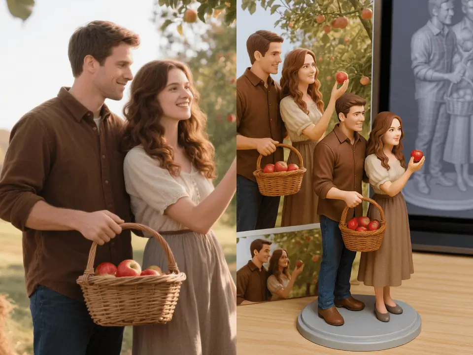 Vibrant Anime Figure Character Creation