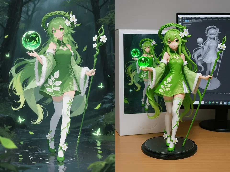 Identity-Preserving Action Figure Results